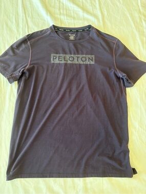Peloton Men's Dark Purple Athletic Tee